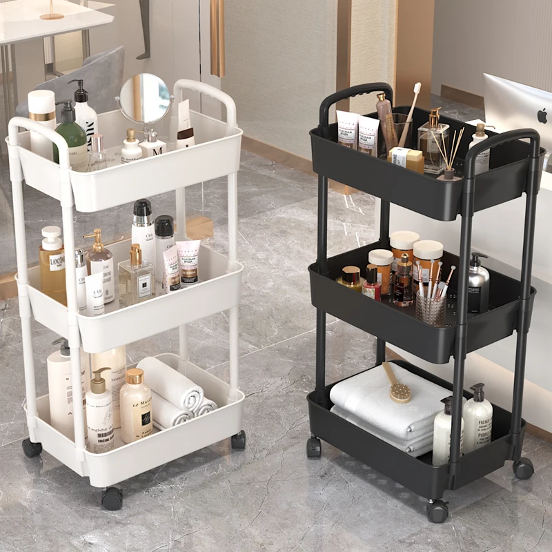 Tattoo Rolling Salon Trolley Hairdressing Drawers Cosmetic Beauty Salon Trolley Manicure Carrito Auxiliar Salon Furniture BL50ST