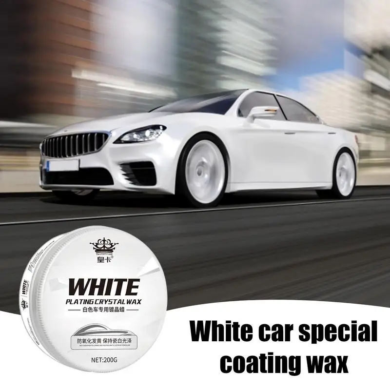 Solid Car Wax Paste Scratch Resistance Polishing Palm Wax For Car Polish For White SUV White RV Metal Hub car wax