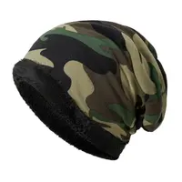 Autumn And Winter New Camouflage Cotton Velvet Hat Warm Stylish And Fleece Cap Pile Cap Outdoor Male Female 4