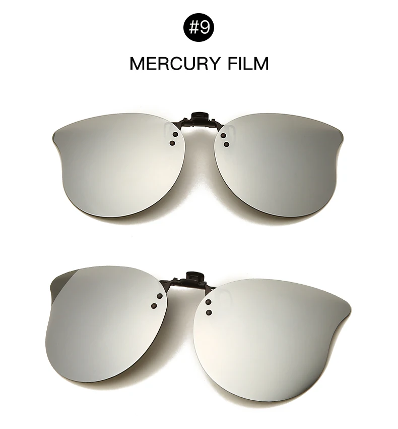 DOHOHDO Polarized Sunglasses Men Clip On Sunglasses Eyewear Accessories Photochromic Driving Goggles Women Cat Eye_voghion.com