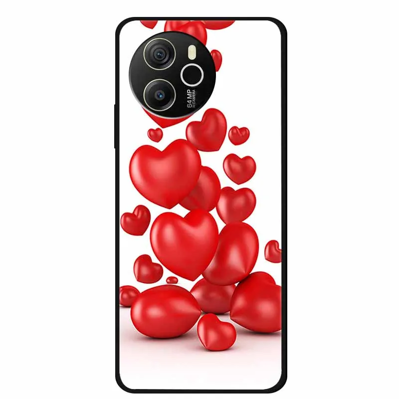 Black Silicone Soft Back Protective Case Cover