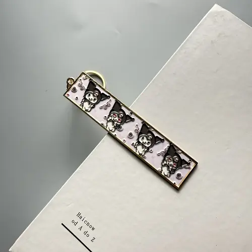 Anime Metal Hollow Out Keychains Bookmark Cute Jet Manga Fashion Bag Key Tag Jewelry Accessory Key Ring Holder Gift Anime - Image 9