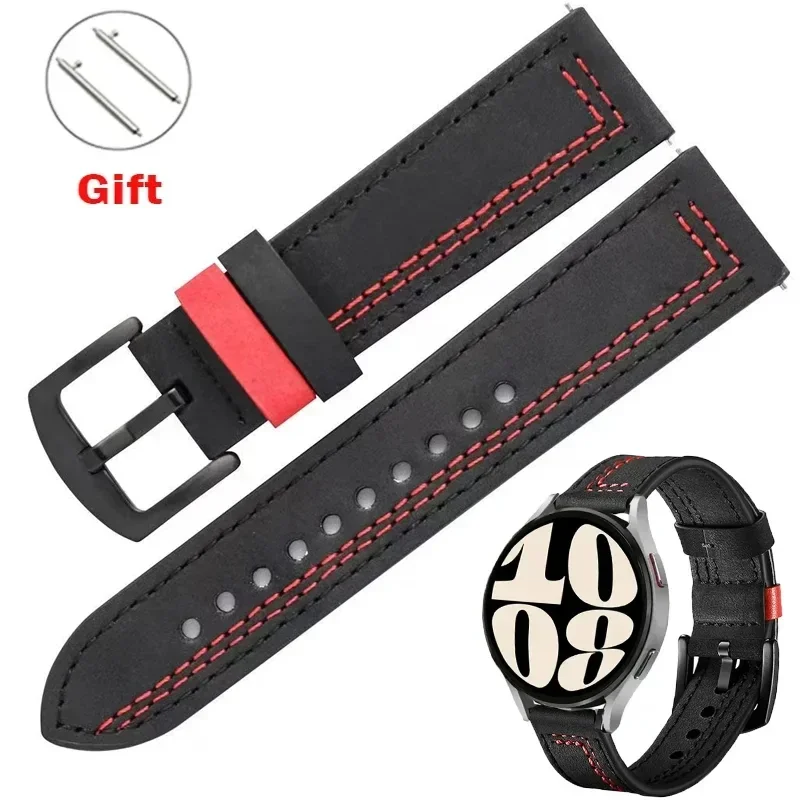 Premium Leather Watch Band, 20mm/22mm - Classic and Pro Styles