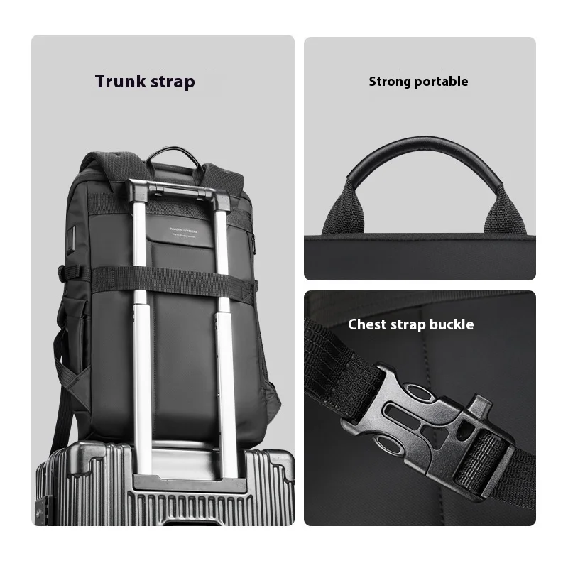 Men's Backpack Computer Backpack Business Travel Cross-border School Bag Mark Ryden