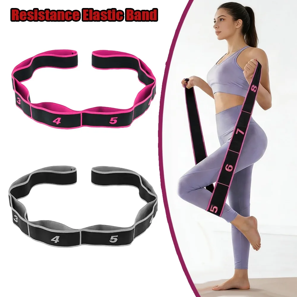 Enhanced Elastic Fabric Resistance Bands for Exercise – Non-Slip Stretch Loops for Yoga, Pilates, and Physical Therapy