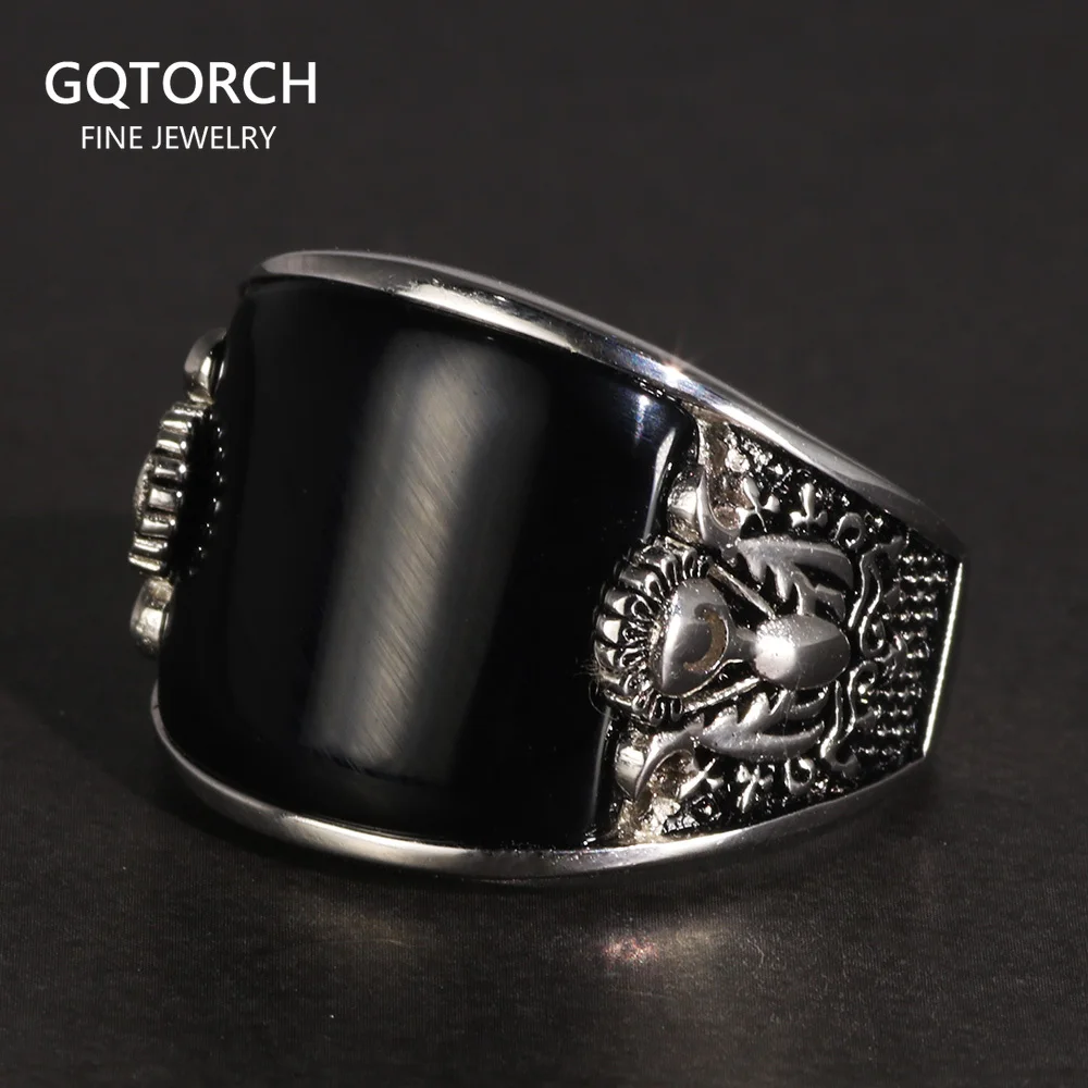 nach コッカトゥー リング　美品♡ Onyx Ring - Hexagon Ring - Silver Ring - Black Cz Ring