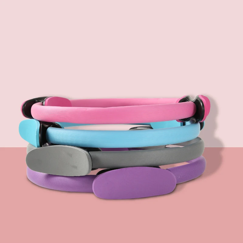 Yoga Circle Pilates Ring Yoga Pilates Circle Fitness Open Back Ring Magic Circle Pelvic Floor Muscle Training Lean Thighs Beauty Back Waist Yoga Wheel