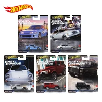 2024 Hot Wheels Premium Fast & Furious Porsche 911 Carrera Mercedes-Benz 500 Toyota Land Cruiser 1/64 Car Model Toy HNW46 1