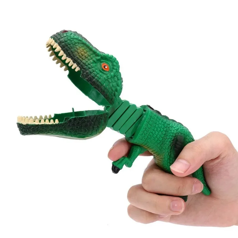 Children Dinosaur Toy Plastic Animal Toys   Figures Grabber Claw Game Snapper Pick Up  Novelty  Kids Gift 4