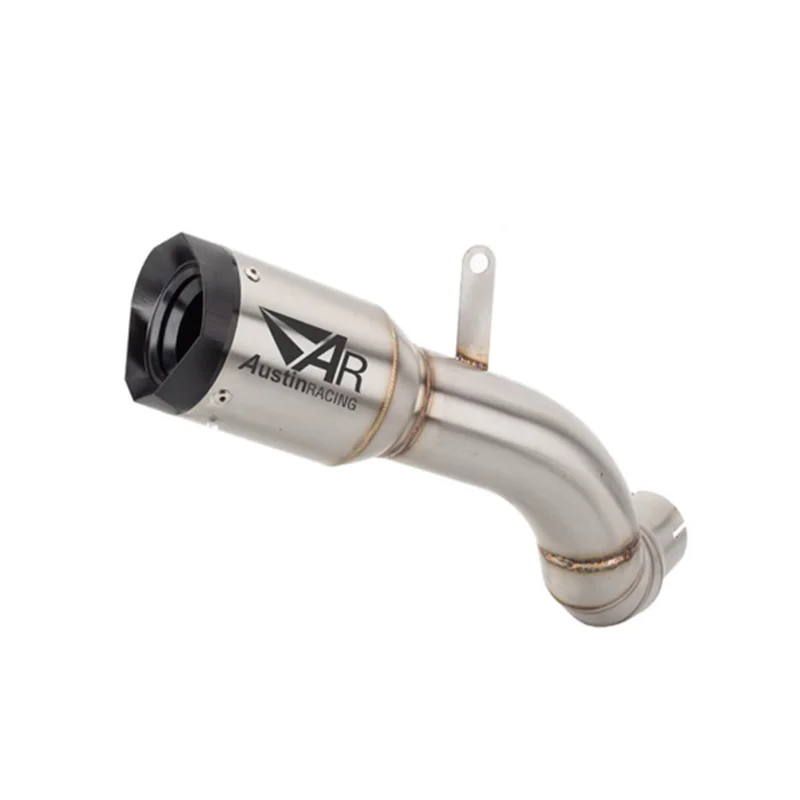 

Motorcycle modified exhaust system Motorcycle Muffler Tail Pipe Tips Mid Connect Link Tube for kawasaki z900