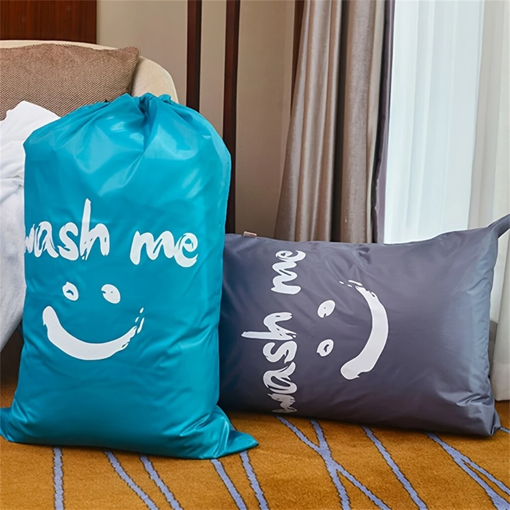 Laundry Bag Household Laundry Bag Travel Storage Pouch Machine Washable Dirty Clothes Organizer Wash Drawstring Bag Large Capacity