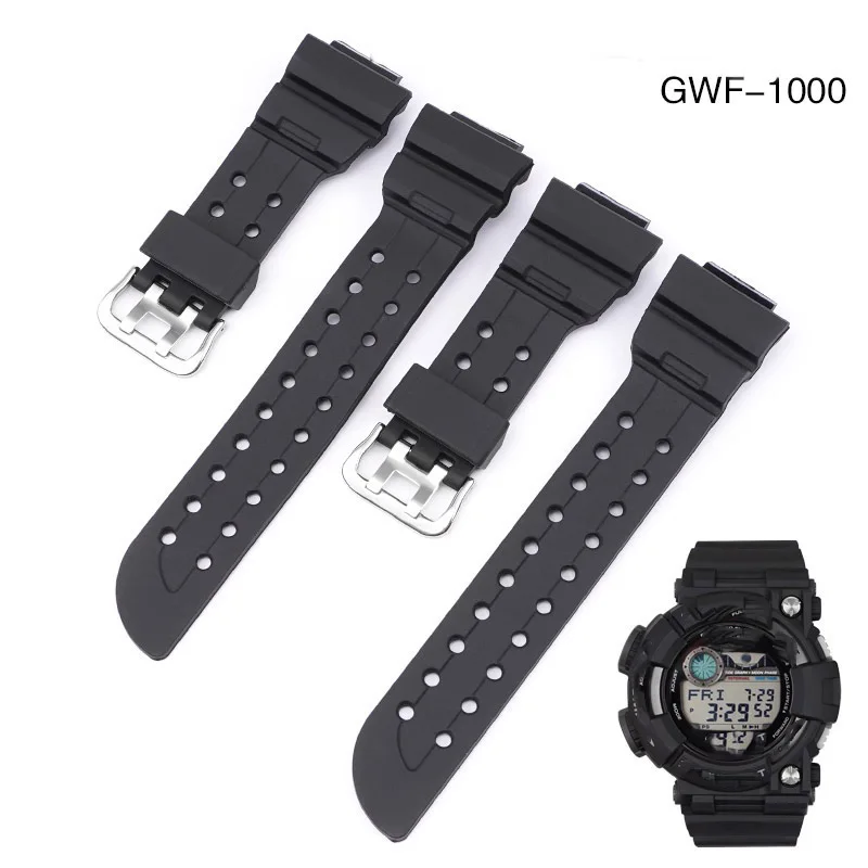Braccialetto Di Ricambio Per Casio G-Shock Frogman Gwf-1000 Resin Sport Impermeabile Antipolvere Accessori Per Orologi Con Cinturino Subacqueo