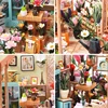 DIY Glow Miniature House Models with Furniture Kits Kids Educational Toy Handmade 3D Greenhouse Art Crafts Women Girls Gifts 2