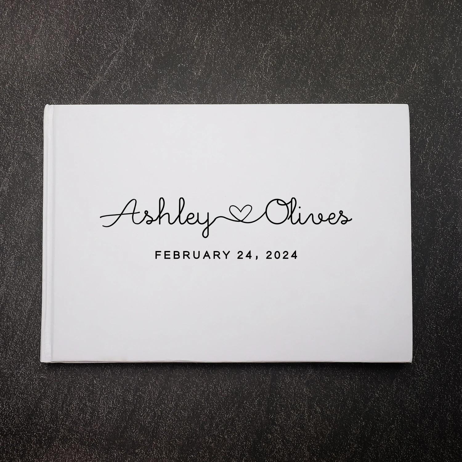 CustomWeddingGuestbookPersonalizedWeddingBookSignatureBookfor