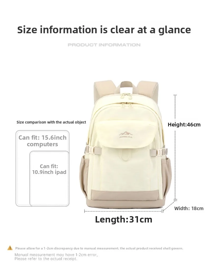 Travel Backpack Outdoor Hiking Mountaineering Waterproof Backpack Reduce Burden Large Capacity Computer Student School Bag 2