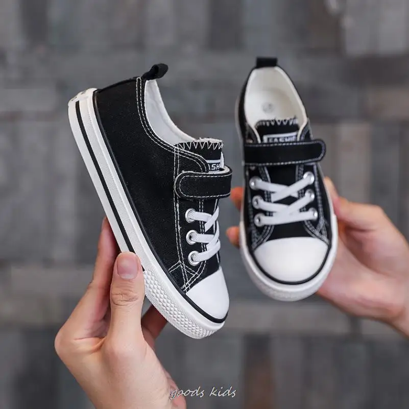Spring Children Canvas Shoes Girl Sneaker Breathable Fashion Kids Shoes For Baby Boys Casual Toddler Student Birthday Gift