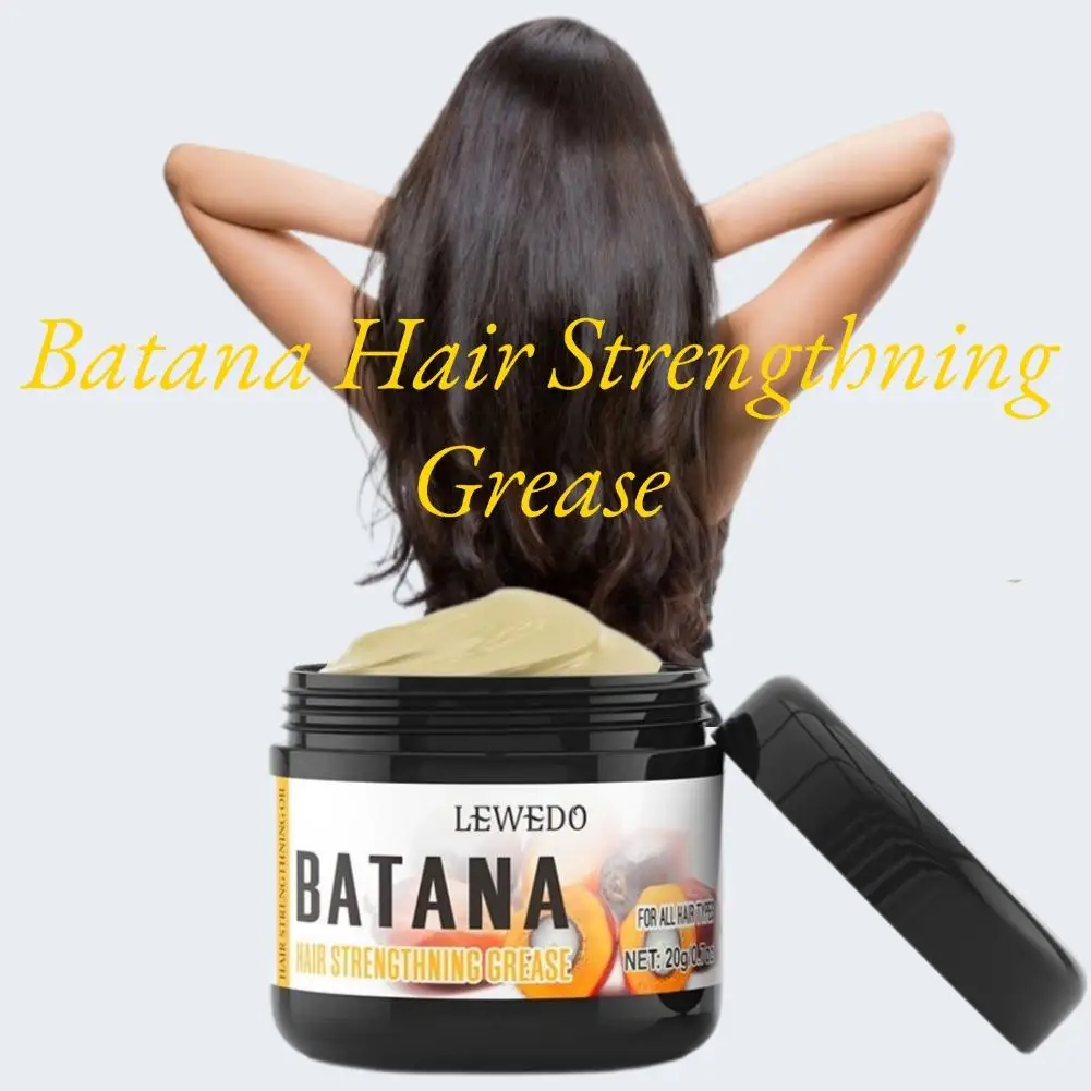 Batana Hair Strengthning Grease Anti-Breakage Hair Treatment Natural Batana Oil Repair Conditioner Health Care