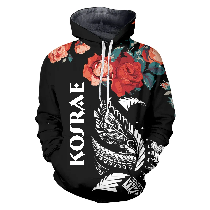 

Мужская толстовка с капюшоном, Повседневная Уличная одежда с 3D-принтом Полинезии Таити, свитер на молнии, осенняя мода, Прямая доставка