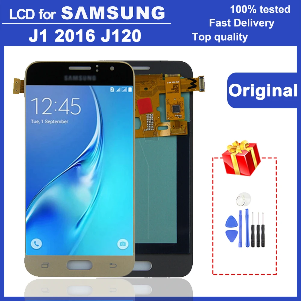 4 5 Original Lcd Display For Samsung Galaxy J1 16 J1 J1f Lcd Touch Screen Digitizer Assembly Galaxy J1 16 Lcd Display Aliexpress