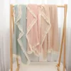 Newborn Blanket Infant Tassel Gauze Blanket Children's Gauze Wrap Bath Towel Blanket Baby Quilt 1