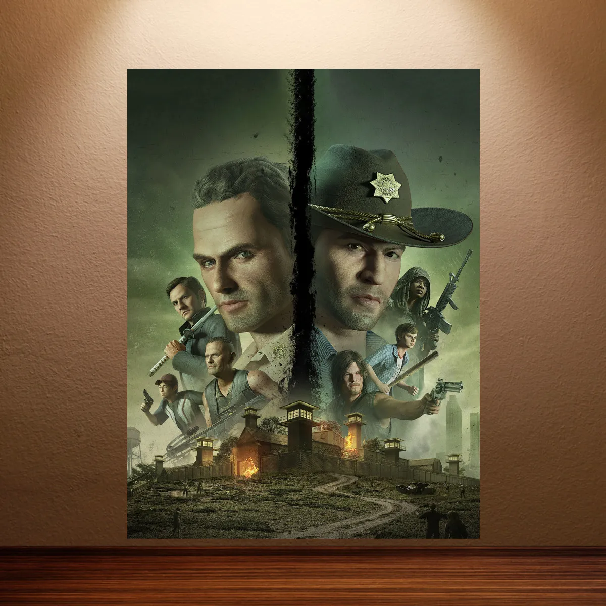 The Walking Dead Poster Tmd The Walking Dead Destinies Game Poster Canvas Wall Painting Live Room Wall Decor Wall Art Sticker