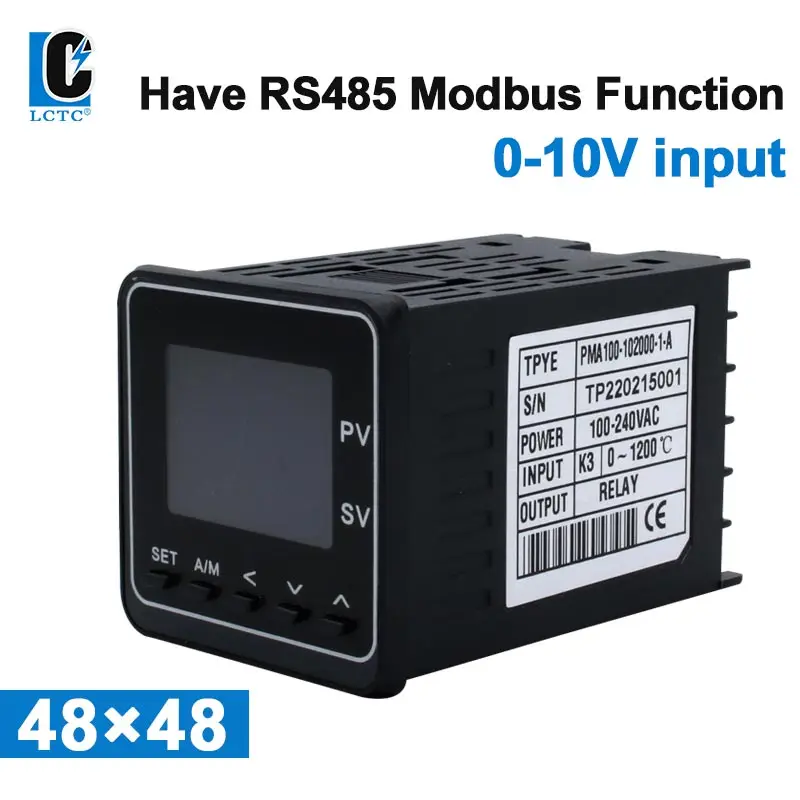 LCTC PID Temperature Controller 0-10V Input SSR Relay 4-20mA 0-10V ...