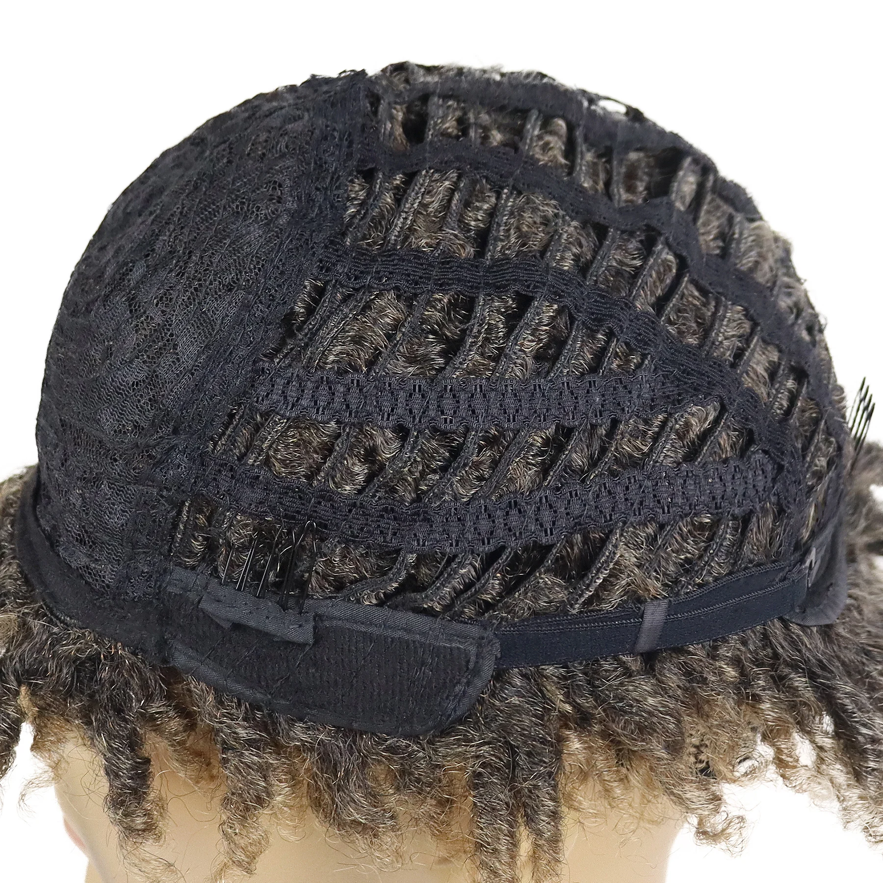 Synthetic Black Dreadlocks Wigs for Women Short Braided Wig Afro Curly Hairstyles Afroloki Wig Bangs Focx Rasta Brown Dreads
