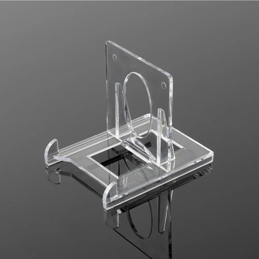 

Baseball Card Protector Game Holder Ornament Display Stand Plastic Storage Rack