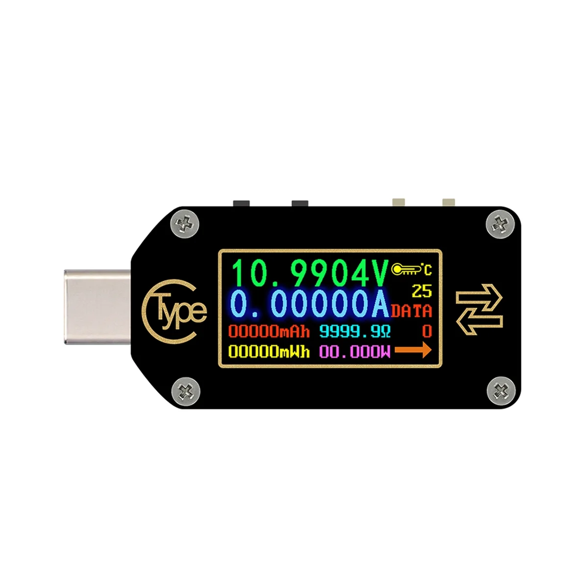 

Rd Tc66 Type-C Pd Trigger USB Voltmeter Ammeter Voltage 2 Way Current Meter Multimeter Pd Charger Battery USB Tester1