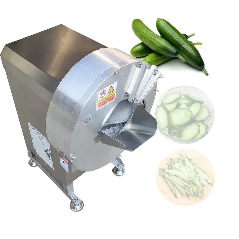 

Vegetable Cutting Machine For Potatoes, Cucumbers Eggplants Tomatoes Apples Lemon Slices Shredding Machine