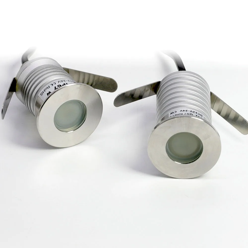 LED Underground Light IP67 Outdoor Waterproof Path Lamp 1W 3W Recessed Spot Buried Light Garden Patio Landscape Deck Lamp 12-24V