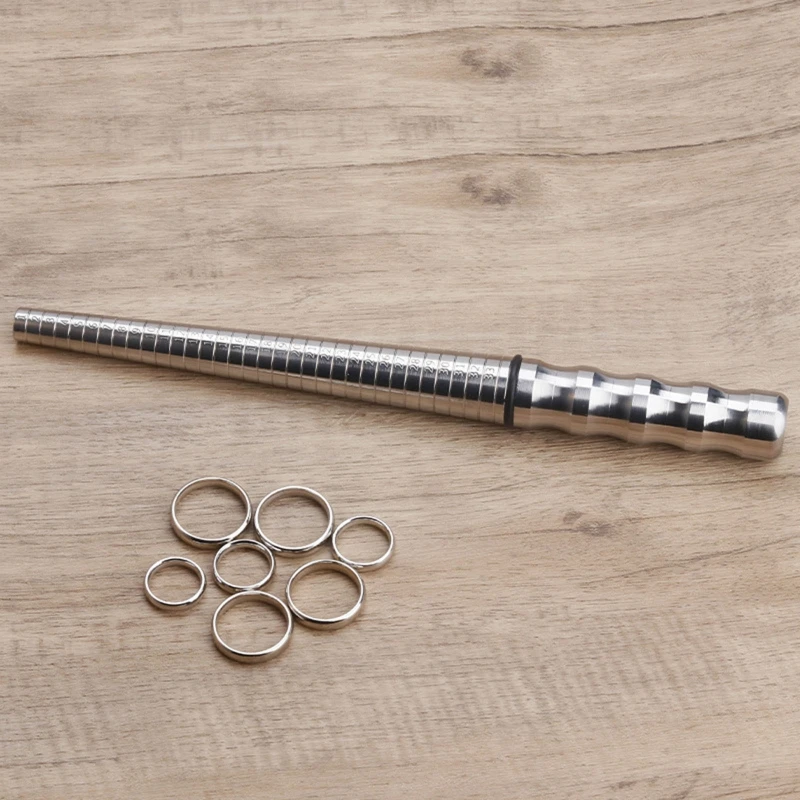 

Ring Sizer Mandrel Measuring Tool Stainless Steel Ring Sizing Gauge Sizers Metal Finger Size Jewelry Making Tool