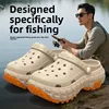 Men's 2025 New Thick Bottom Sports Sandals Outdoor Wear Anti-slip Wear-resistant Beach Slippers Summer Hole Hole Shoes