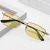 Clear Lens Anti-blue Progressive Multifocal Reading Glasses Smart Zoom Elderly Eyewear Men Protable Presbyopic Glasses 4