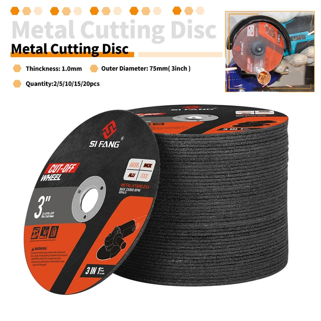 Lot De 3 Disques Abrasifs Métal 125mm G50 épais 6362527537