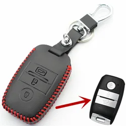 FLYBETTER Premium Echte Leren Slimme Autosleutelhoes - Luxe Auto Styling Accessoire