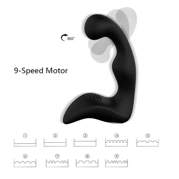 Silicone Anal Plug Male Prostate Massage Vibrator Wireless Control Wear Stimulate Massager Delay Ejaculation Ring Toy for Men 4