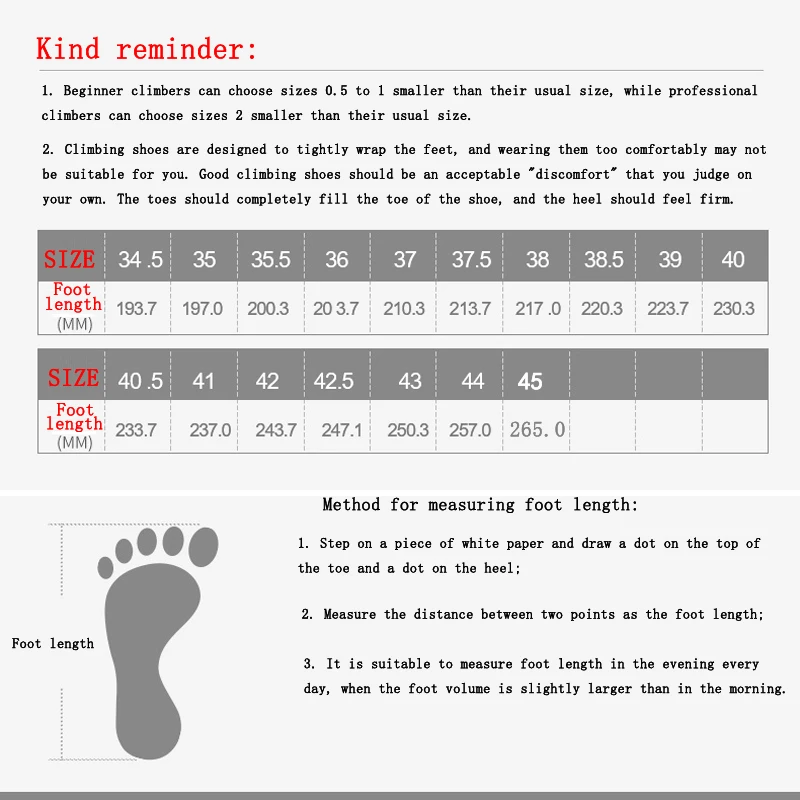 What Size Climbing Shoe Should I Wear? Our Complete Size Guide.