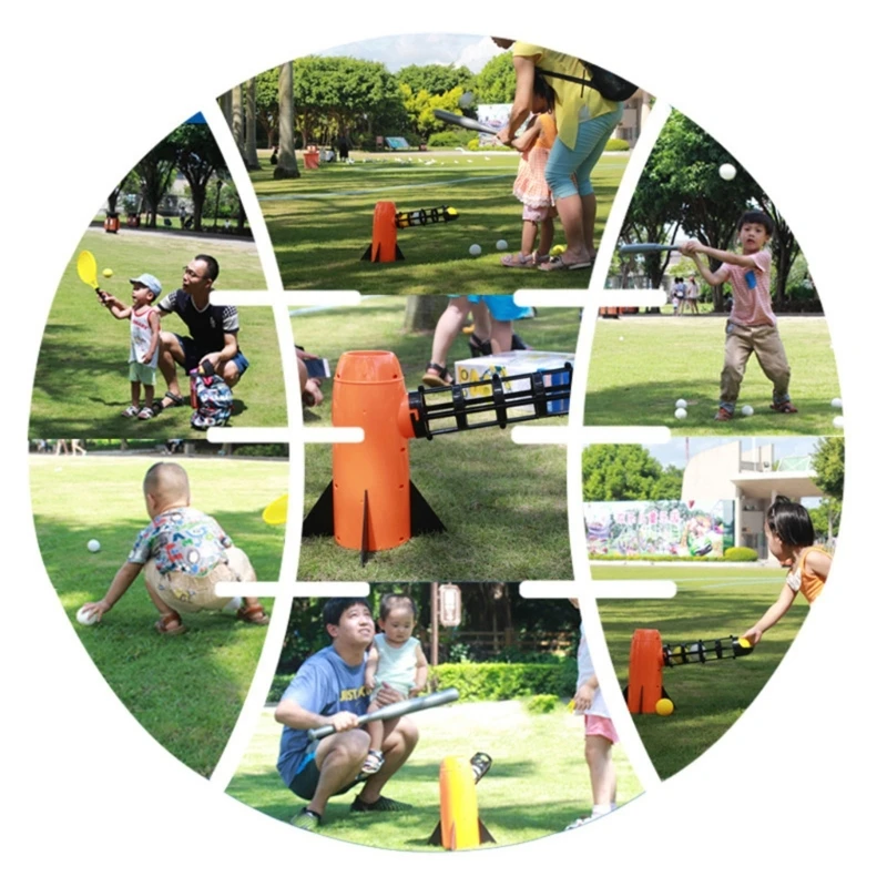 Baseball Machine Baseball Launchers Softball Pitching Machines Trainer Machine Electronic Pitching Toy 69HD