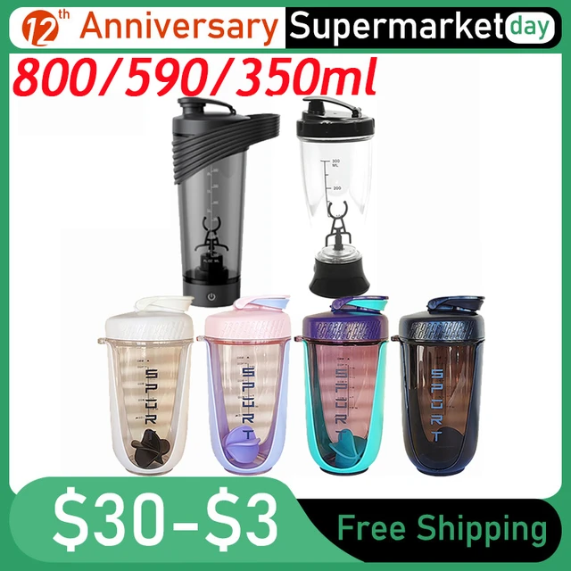 650ml USB Rechargeable Electric Mixing Cup Portable Protein Powder Shaker  Bottle Milk Mixer Shaker Bottles Protein Shaker Cup - AliExpress