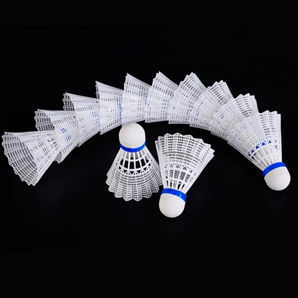 6 Pack Nylon Badminton Birdies Nylon Feather Shuttlecocks Badminton Balls for Indoor Outdoor Sports Training Shuttlecocks