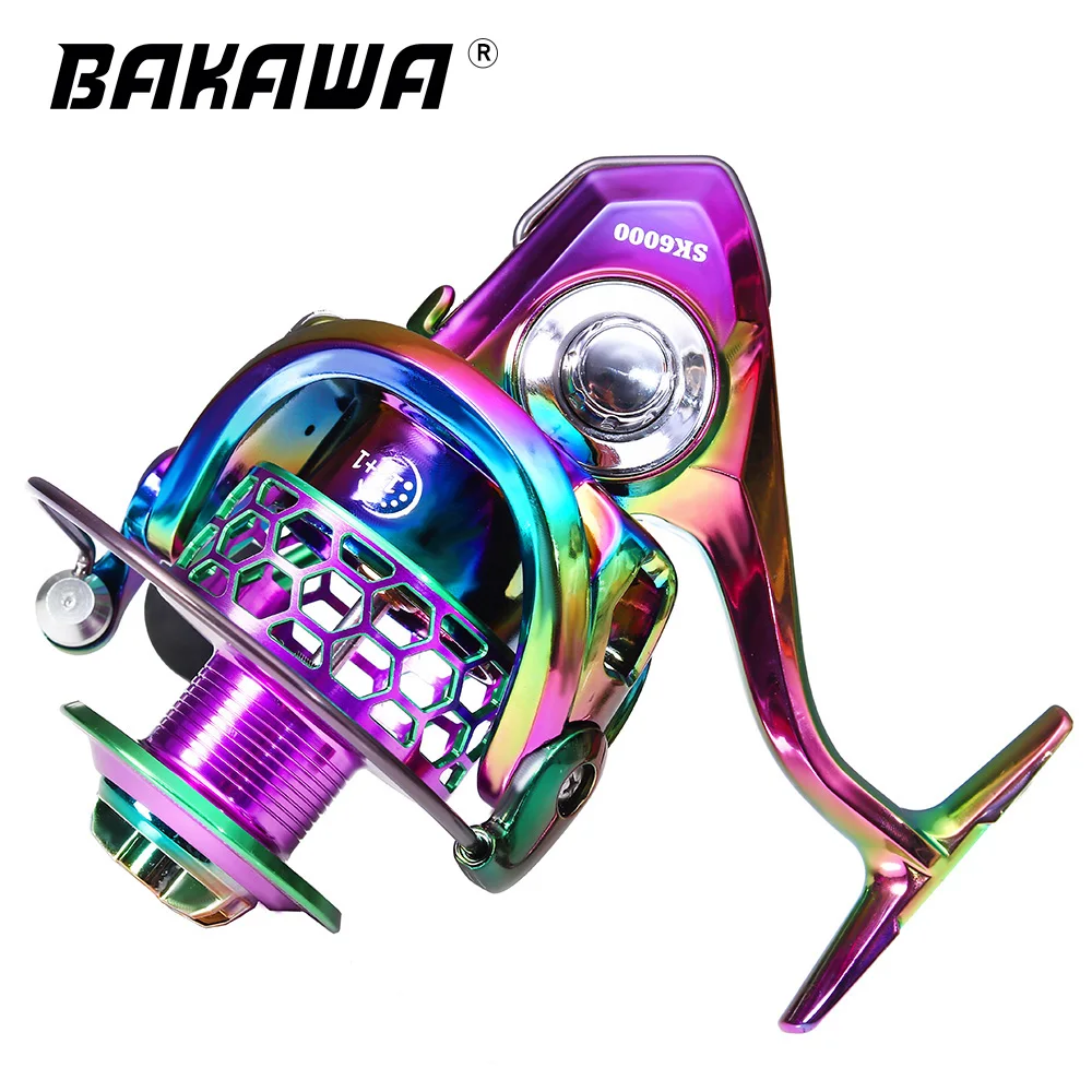 BAKAWA Fishing Spinning Reels For Saltwater Non-Gap Wheel Lightweight Pesca Size  1000-6000 8-15KG Coil Hot Sale Accessories - AliExpress