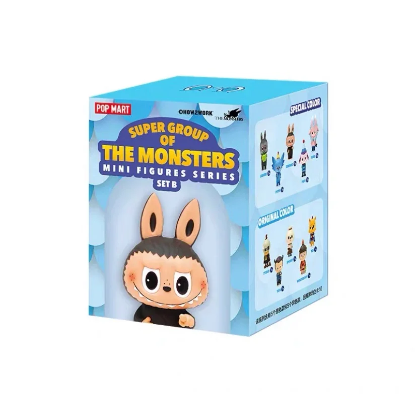 Cute Labubu The Monsters Figure Zimomo Elf Sky Group Set B