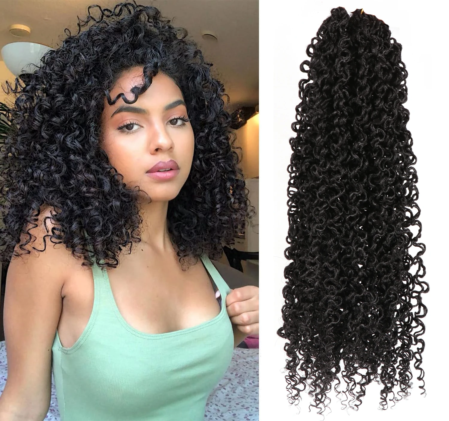 14inch GoGo Curl Crochet Braids for Water Wave Crochet Hair for Black Women Deep Wave Synthetic Braiding hair Extensions джаз iao gogo penguin fanfares black vinyl lp