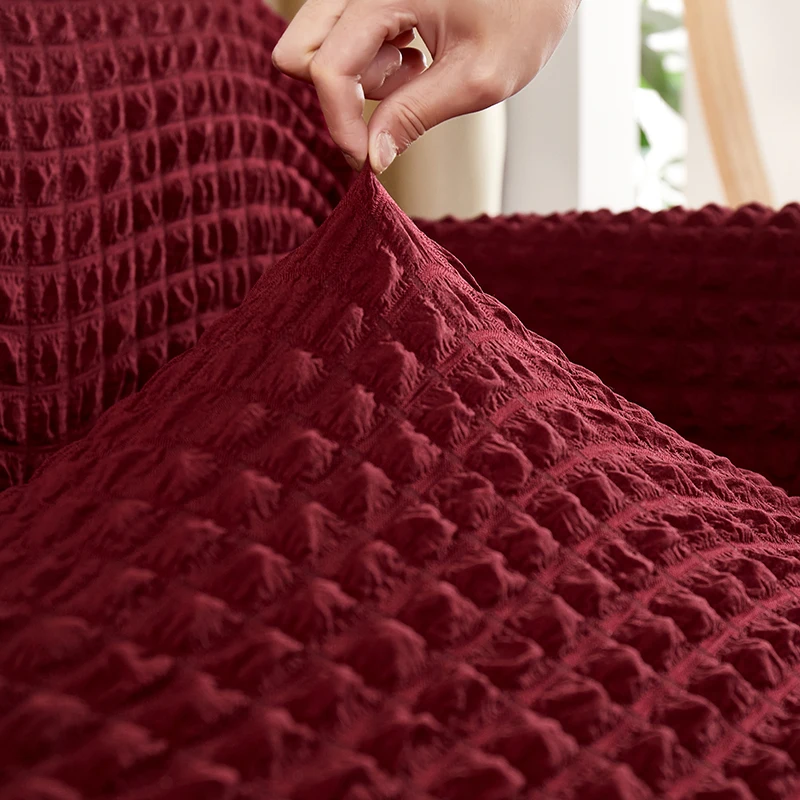 1pc high elasticity bubble lattice skirt sofa cover decorative sofa suitable for all occasions all seasons 3
