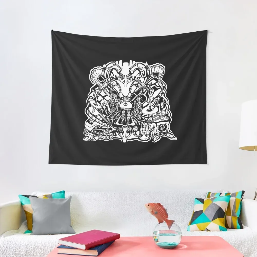 

robotic dj Tapestry Outdoor Decor Cute Room Decor Tapestry
