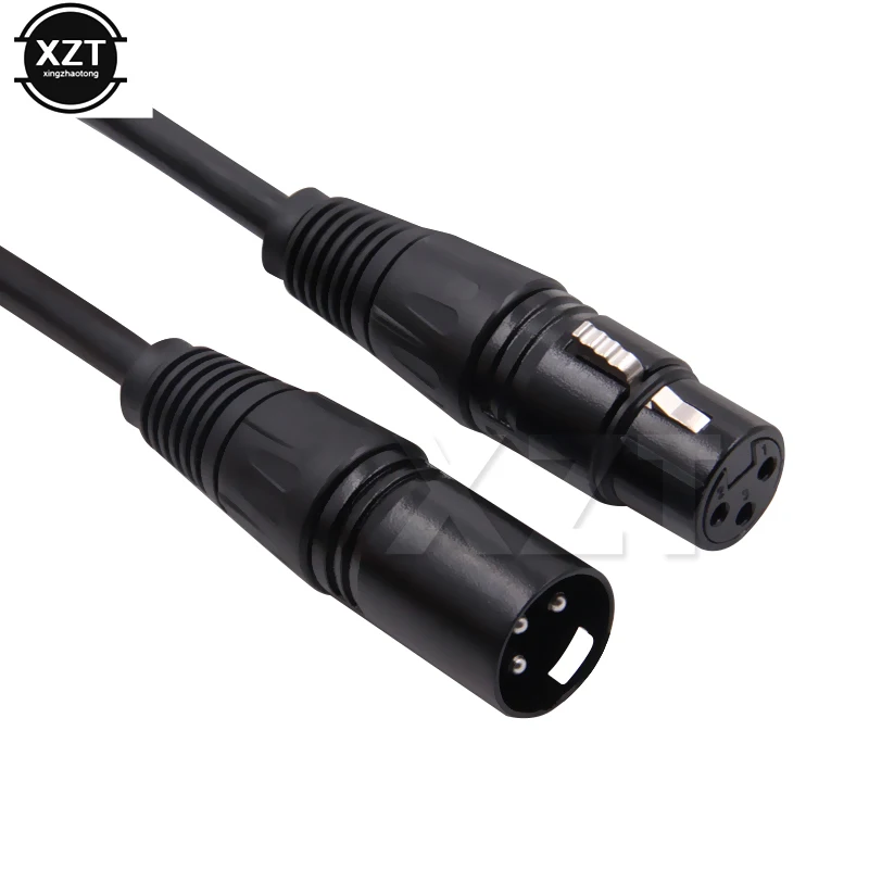 XLR Cable Metal XLR Head Male to Female M/F OFC Audio Cable Shielded