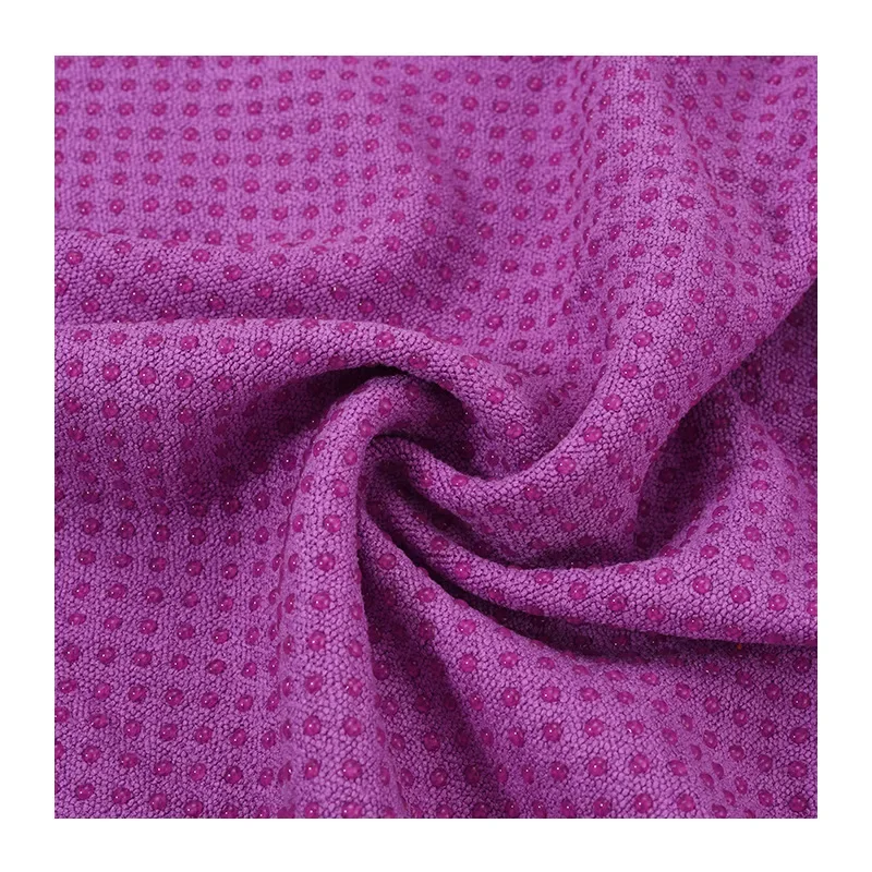 Silicone Anti-Slip Particle Yoga Mat Towel Fitness Sweat Absorbent Crossbody Yoga Blanket Sportswear Accessories Chinese Origin