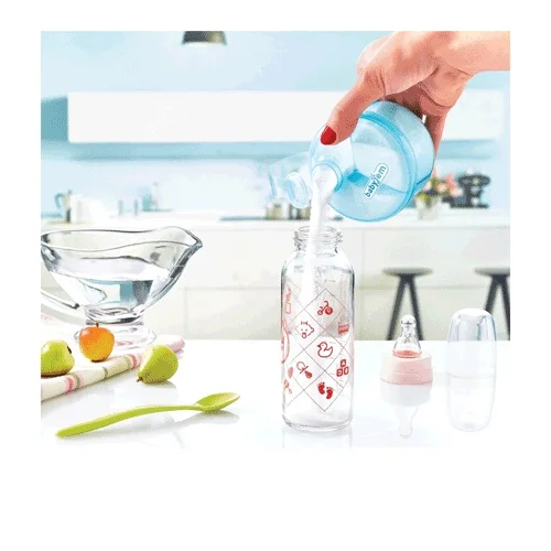 Blue Color Powder Infant Food Container