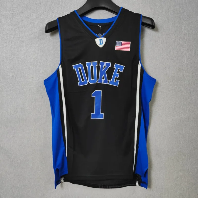 

Basketball Jersey Men Women Oversize 1 Irving Duke University Embroidery Sewing Breathable Sports High Street Hip Hop Sportswear